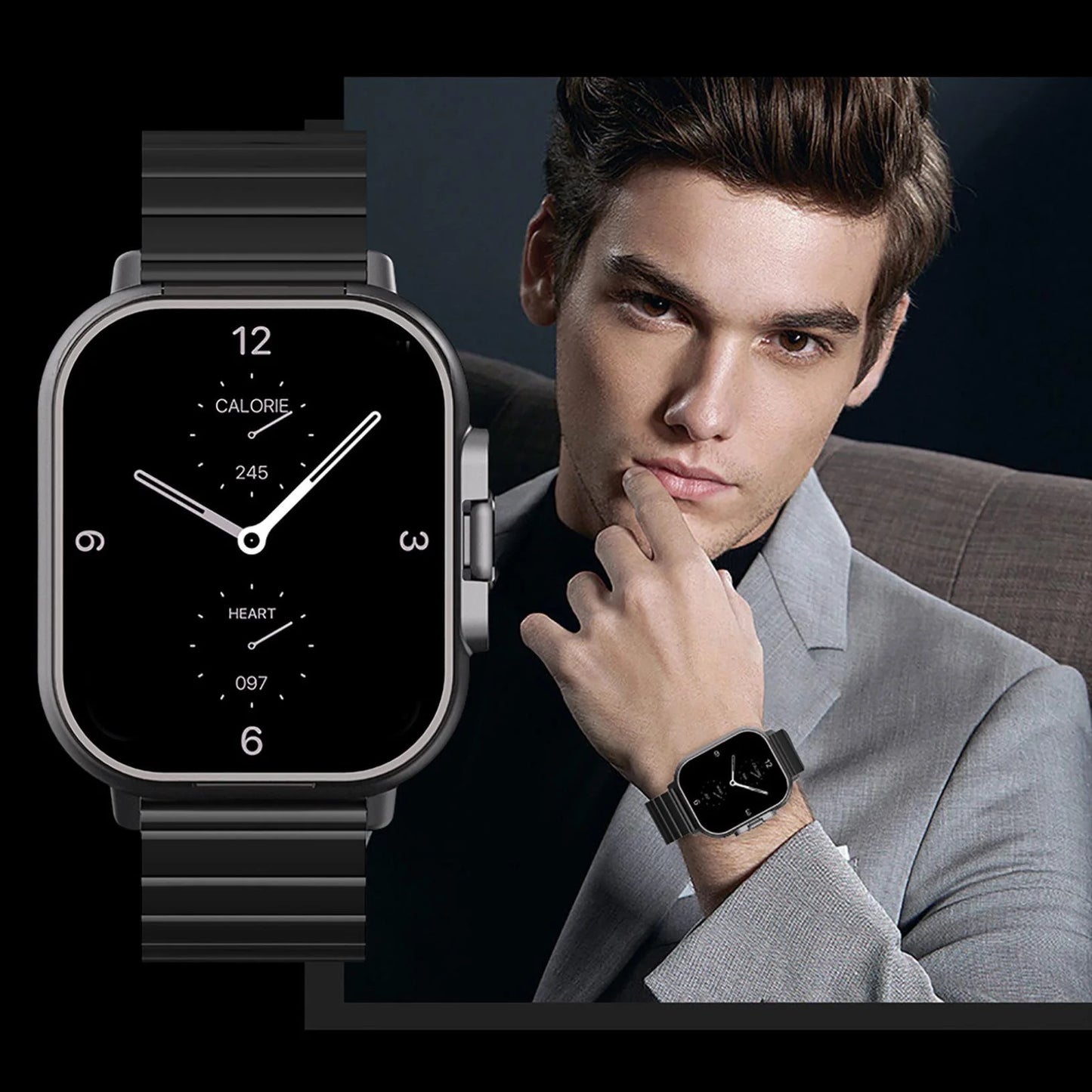 Bluetooth Headset Smart Watch 2-In-1 Sports Smartwatch with Wireless Earph Cool Electronic Gadgets Tech Gadgets for Men