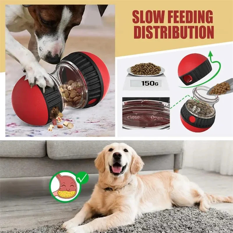 Dog Ball Toy Interactive Leaking Food Toy Treat Mental Protect Stomach Stimulation Feeding Dog Bowl Dog Chew Toy Pet Supplies