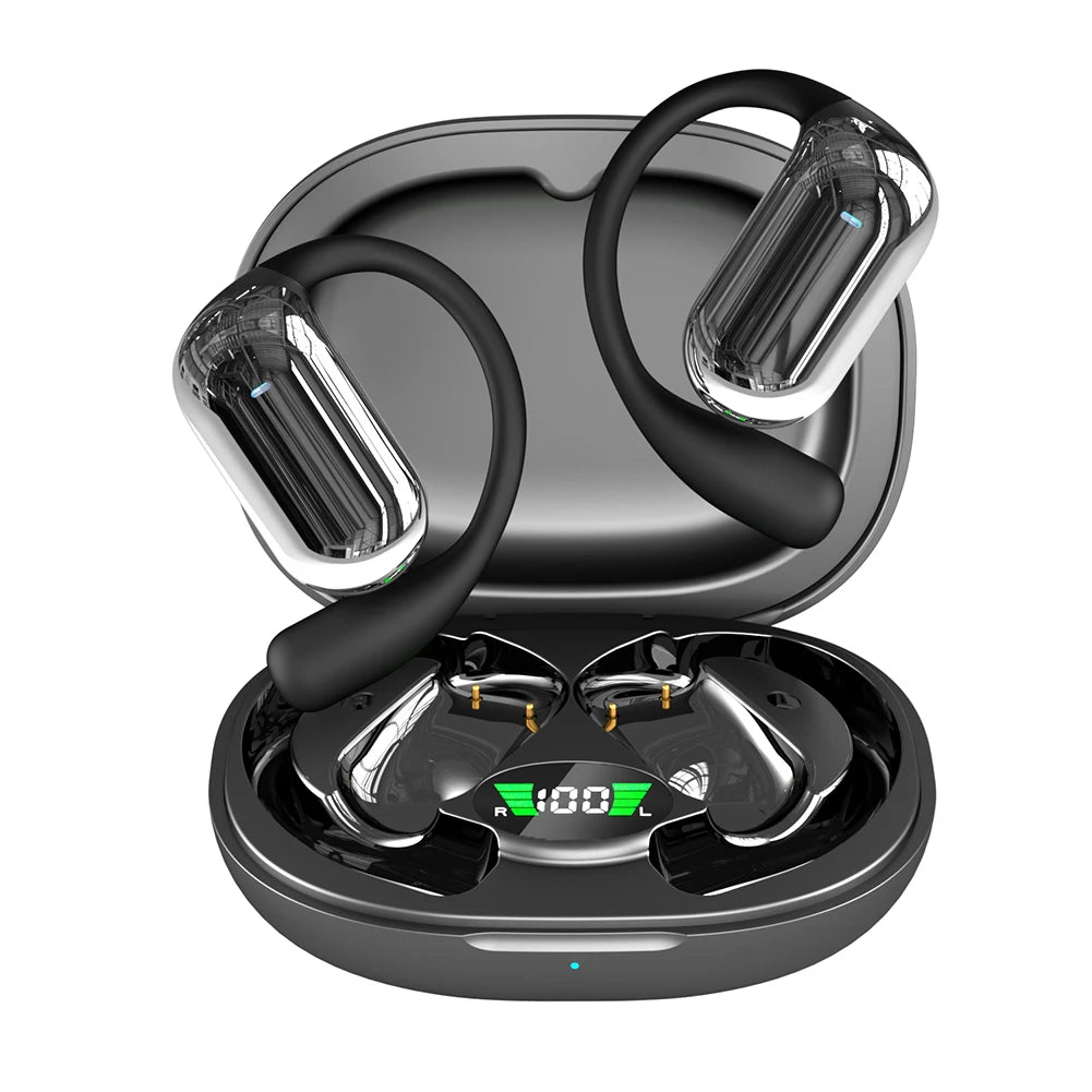 3-In-1 AI Translator Earbuds 144 Languages Noise Cancelling Bluetooth 5.3 Headset Translator Smart Voice AI Wireless Headphones