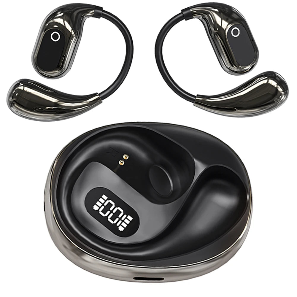 AI Real Time AI Translator Earbuds Bluetooth-Compatible 5.3 Translation Earphones Translator Headset for Sports Business Travel