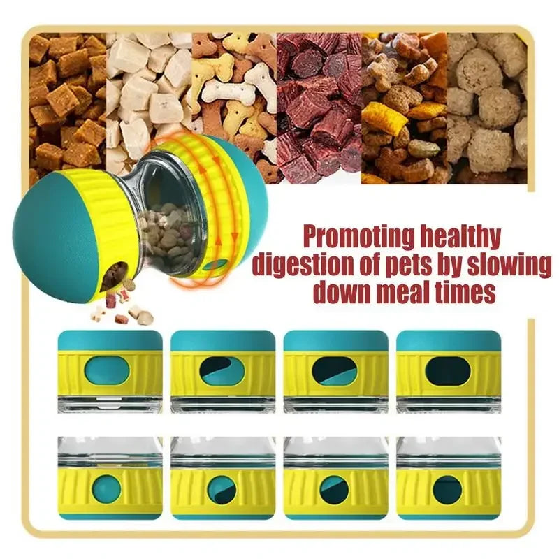 Dog Ball Toy Interactive Leaking Food Toy Treat Mental Protect Stomach Stimulation Feeding Dog Bowl Dog Chew Toy Pet Supplies