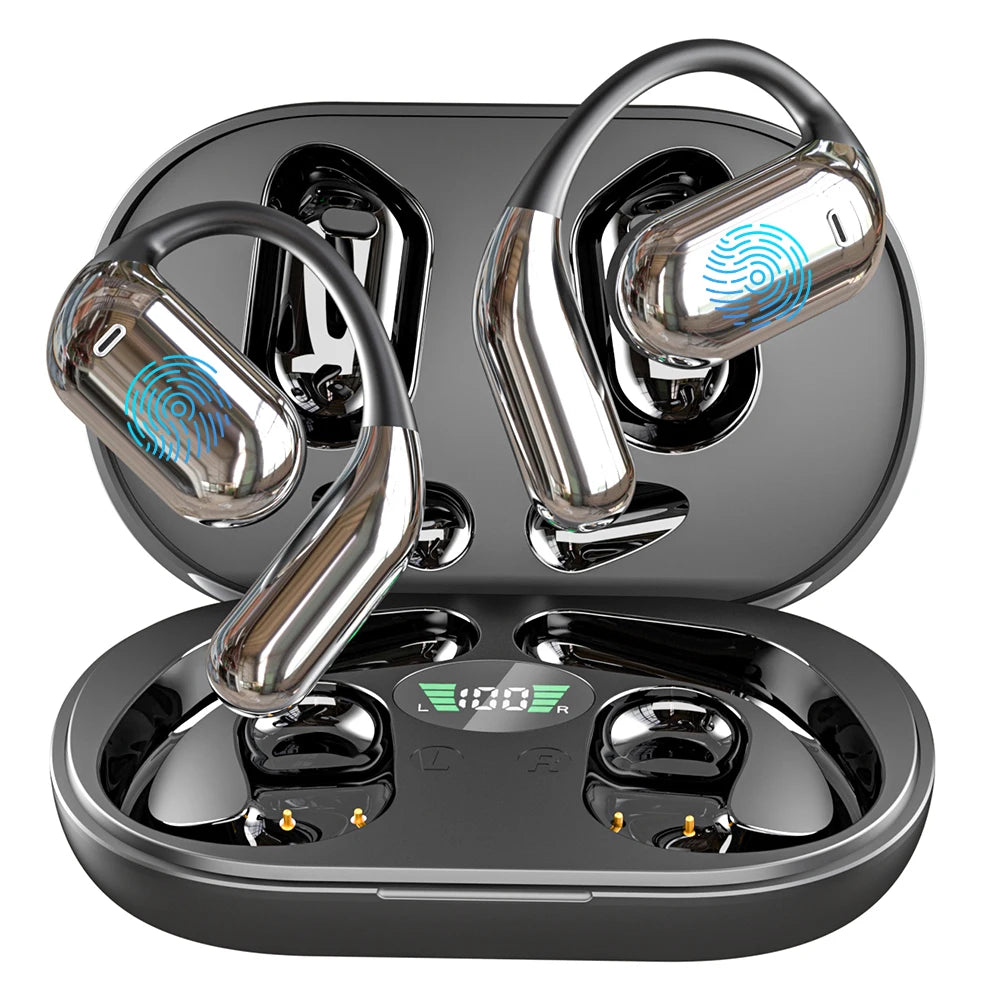 3-In-1 AI Translator Earbuds 144 Languages Noise Cancelling Bluetooth 5.3 Headset ﻿Translator Smart Voice AI Wireless Headphones