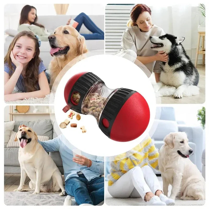Dog Ball Toy Interactive Leaking Food Toy Treat Mental Protect Stomach Stimulation Feeding Dog Bowl Dog Chew Toy Pet Supplies