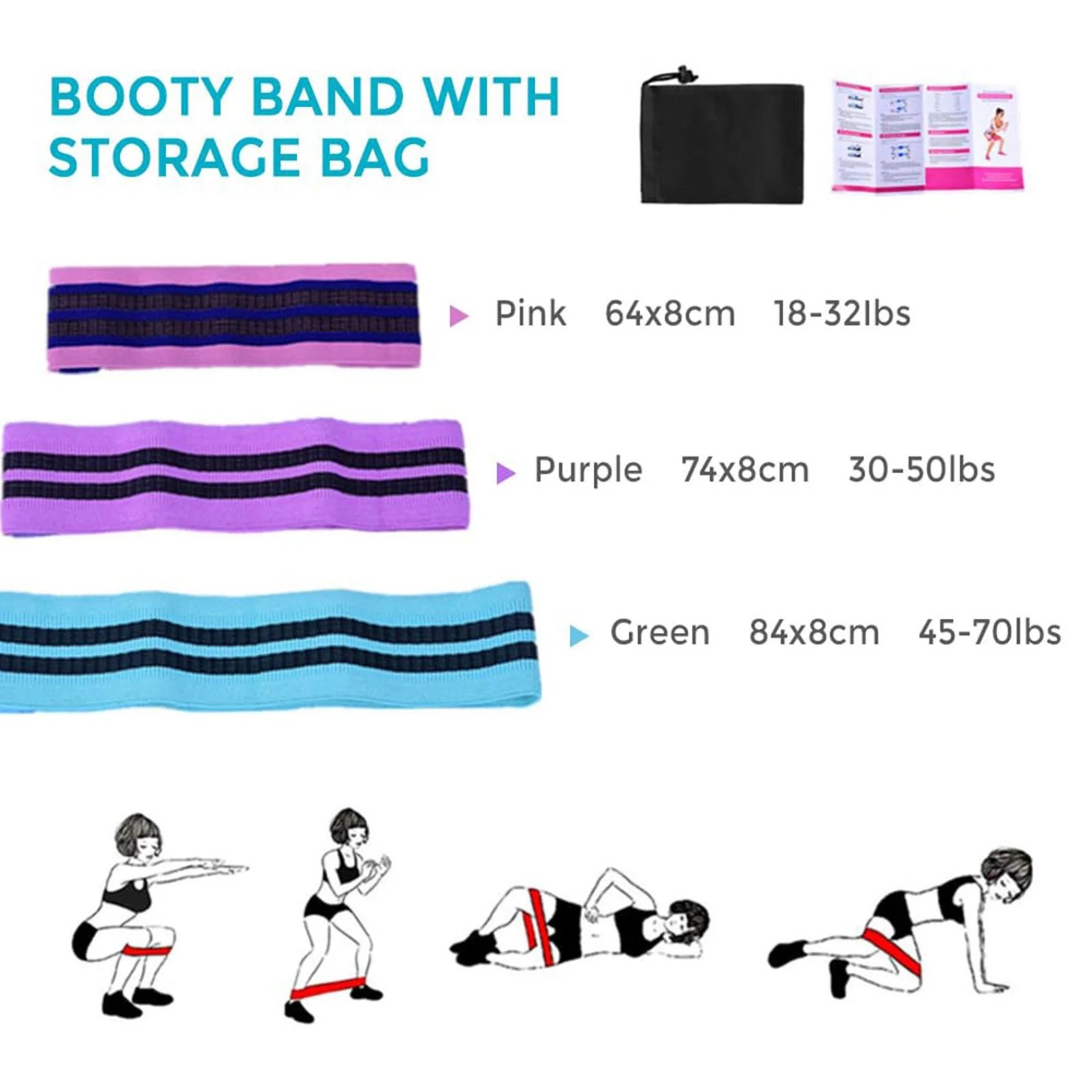 Pilates Essentials Kit for Women,Pilates Kit,Pilates Ring,Yoga Sets for Women Pilates at Home Equipment Pilates Magics Ring Booty Bands for Working Out(Blue 14.57*14.57*2.36In)From
