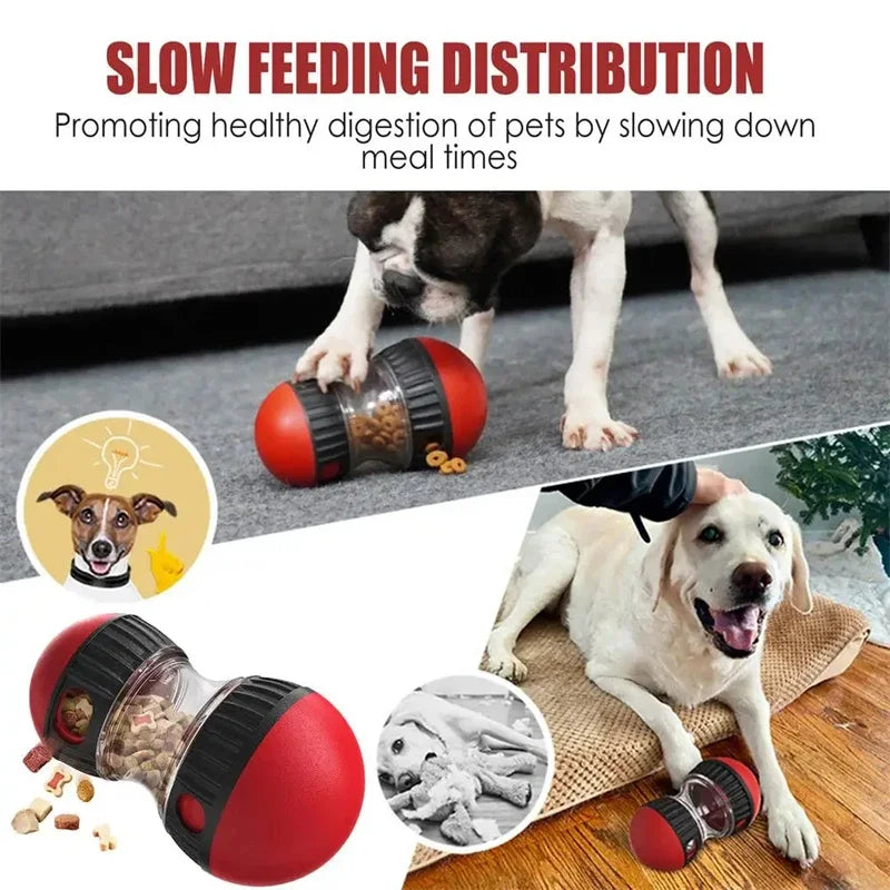Dog Ball Toy Interactive Leaking Food Toy Treat Mental Protect Stomach Stimulation Feeding Dog Bowl Dog Chew Toy Pet Supplies