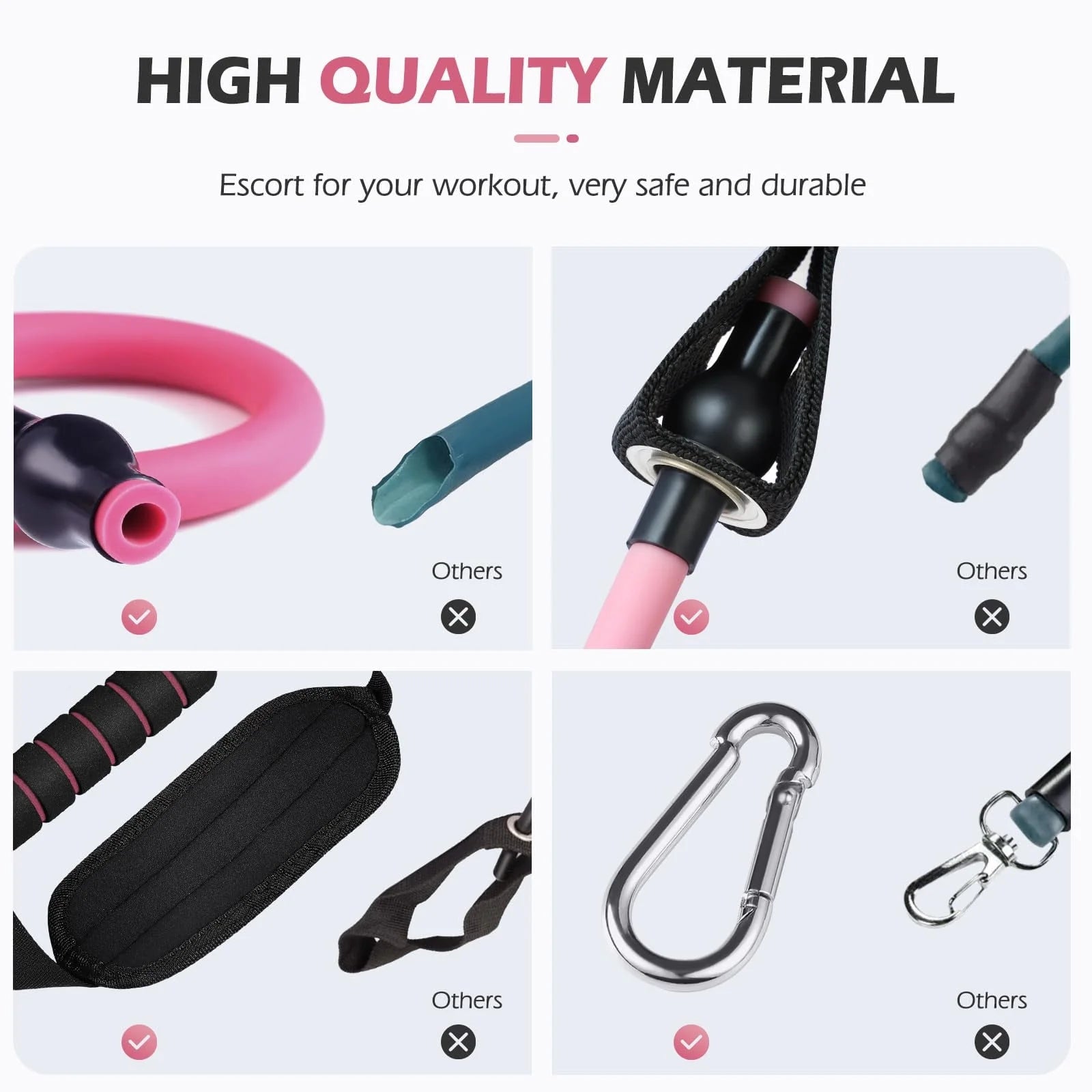 Pilates Bar Kit with Resistance Bands,Pilates Bar with Stackable Bands Workout Equipment for Legs,Hip,Waist and Arm,Exercise Fitness Equipment for Women & Men Home Gym Yoga Pilates