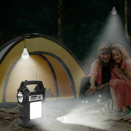 Portable Power Station Solar Generator Panel Power Bank Outlet Camping Emergency