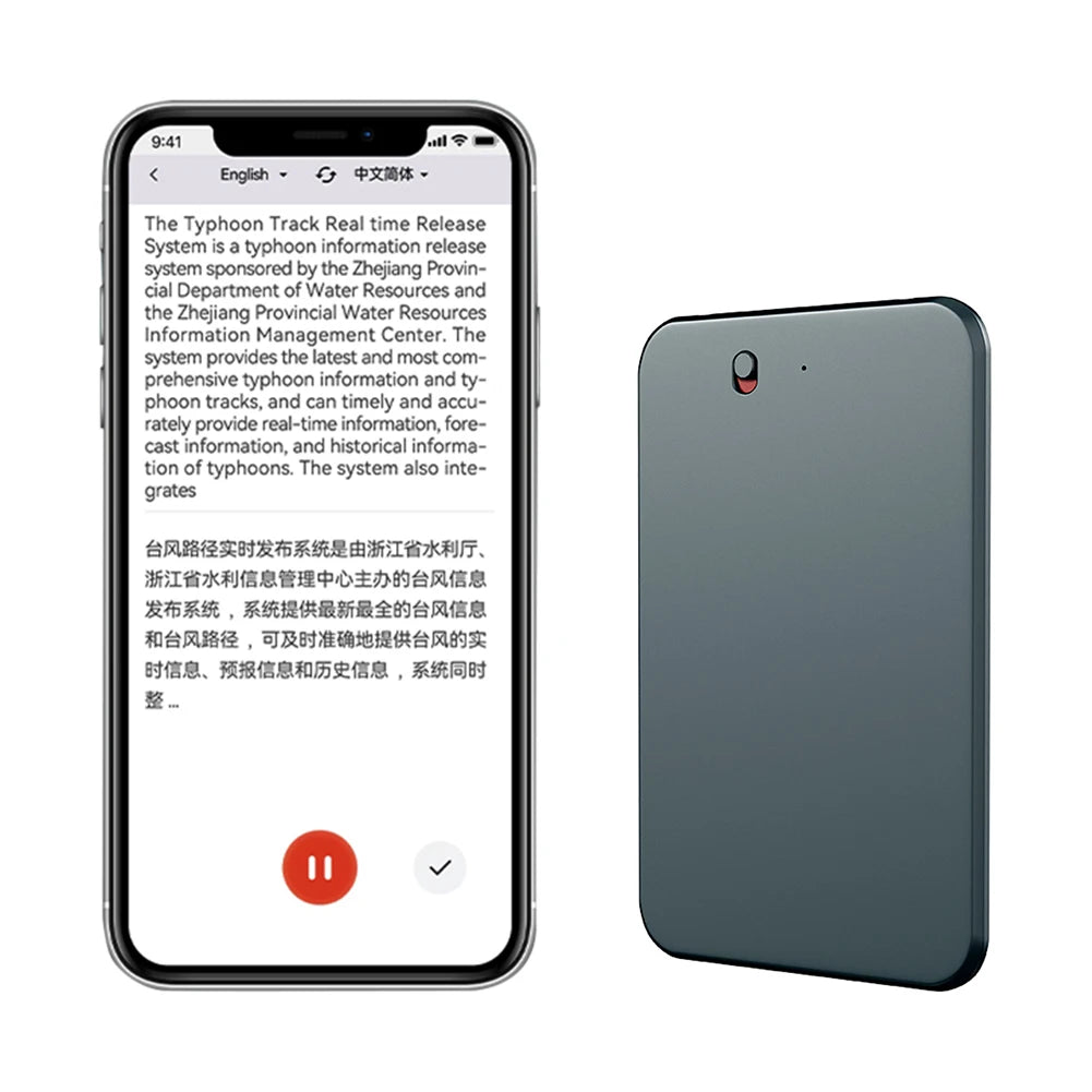 AI Chatgpt-4 Intelligent Voice Recorder Transcribe Mind Mapping & AI Summary Audio Dictaphone with APP for Lectures Meetings