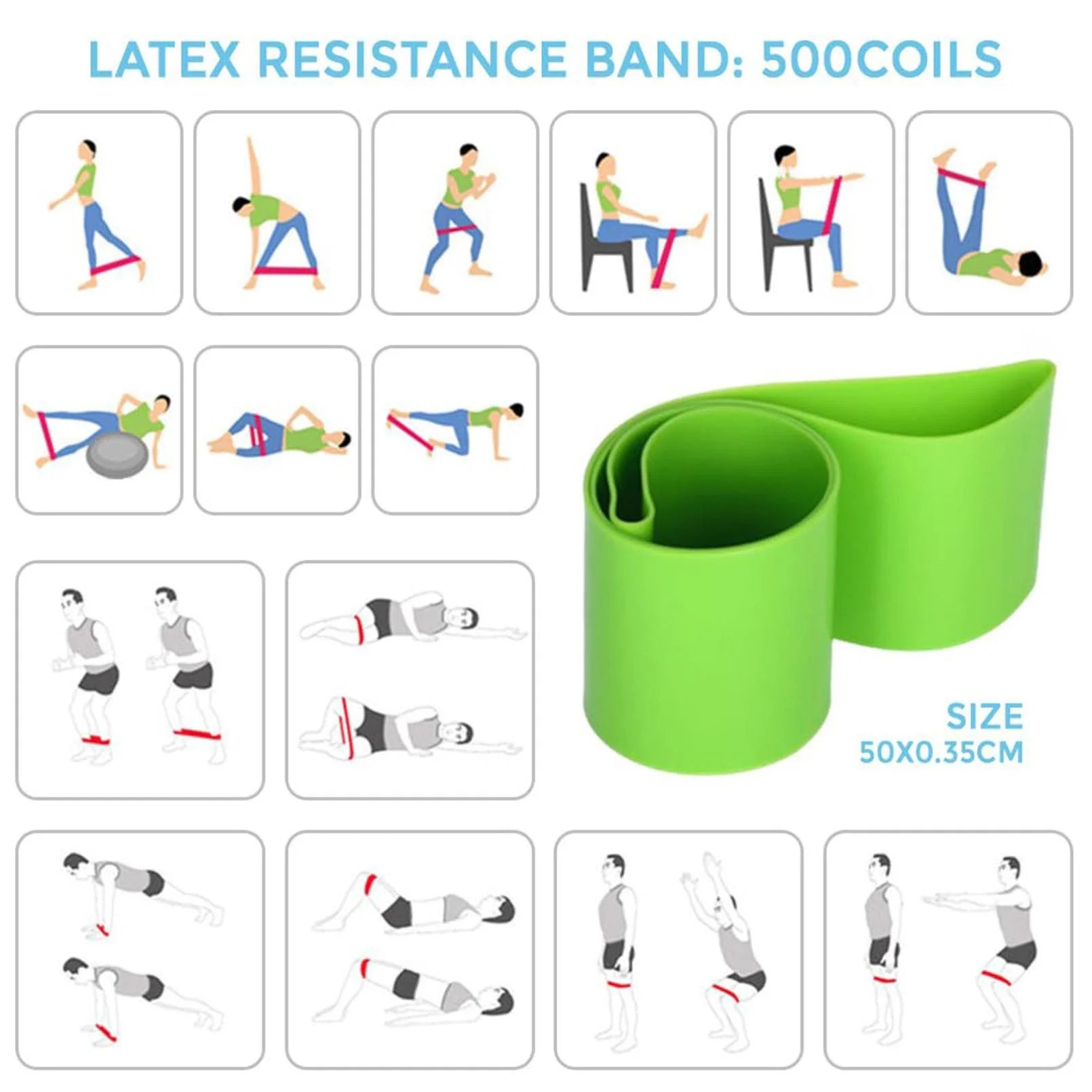 Pilates Essentials Kit for Women,Pilates Kit,Pilates Ring,Yoga Sets for Women Pilates at Home Equipment Pilates Magics Ring Booty Bands for Working Out(Blue 14.57*14.57*2.36In)From