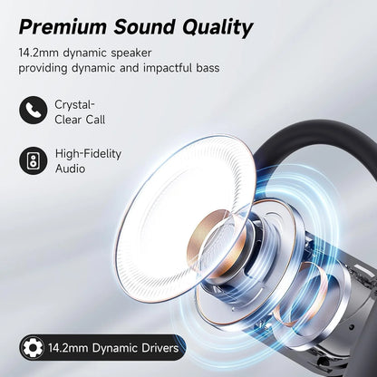 [AI Earphone]Translator IPX7 Bluetooth5.4 Earphones Sleep ASMR Headset Open Ear Real Time AI Wireless Headphones Office Travel