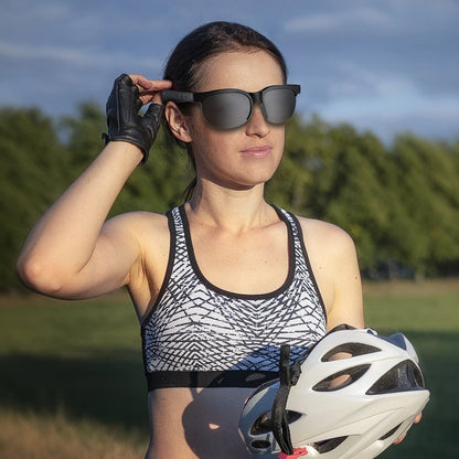 AI Intelligent Translation Glasses Built-In Microphone Speakers Earphone Glasses Support 144 Languages Sports Driving Sunglasses