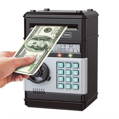 Automatic Piggy Bank with Password Lock and Counter, Creative Mini Money Box for Kids to save Coins , ATM Style Child Gift