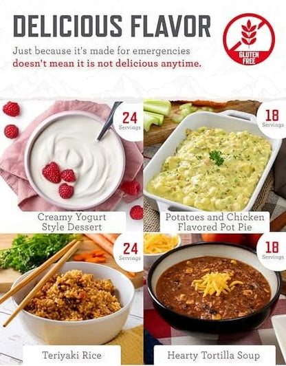 84 Serving Gluten Free Grab and Go Bucket