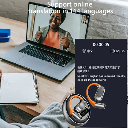 Translation Earbuds Real Time 144 Languages Ai Translating Earbuds Headphones AI Translator Earbuds for Travel Business Learning