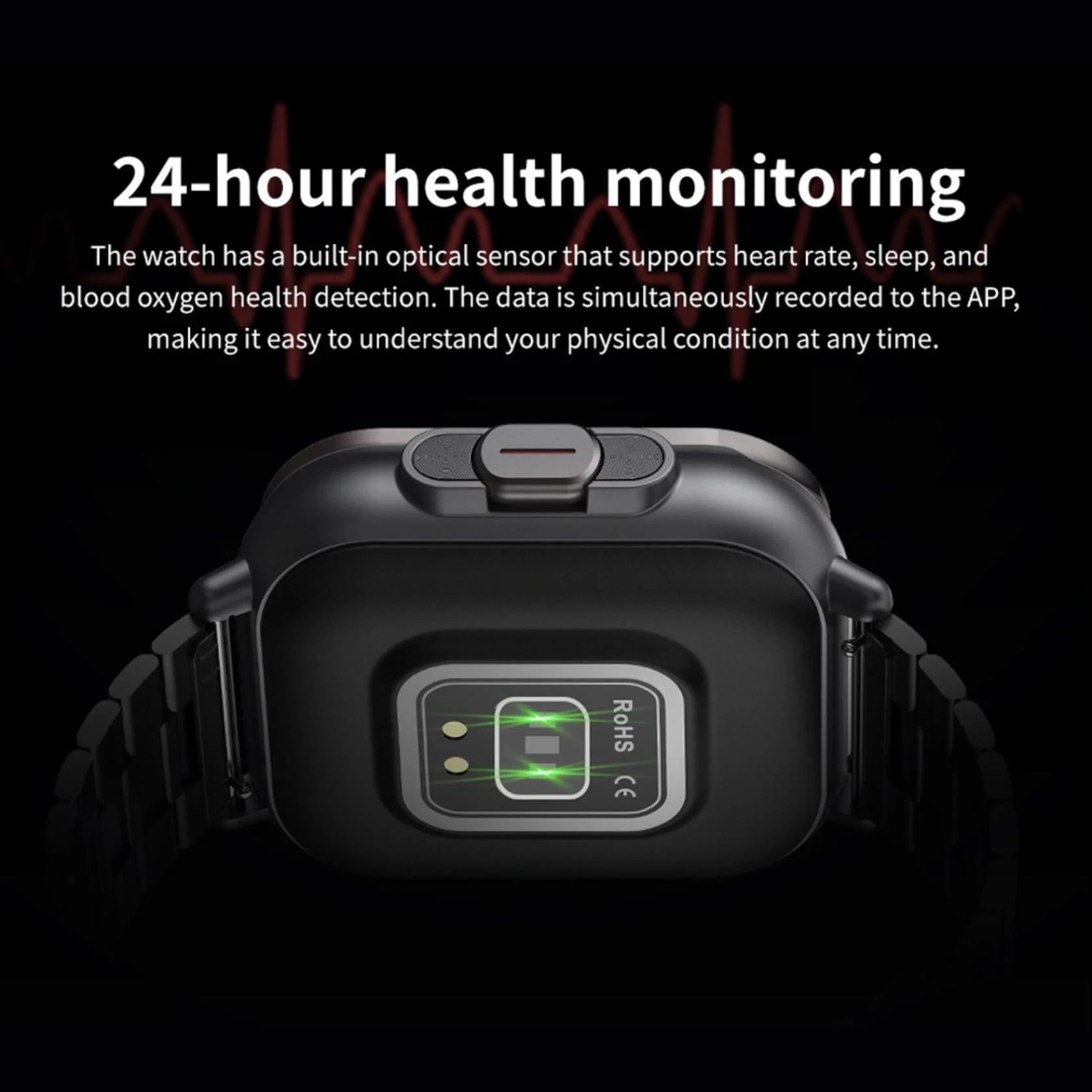 Bluetooth Headset Smart Watch 2-In-1 Sports Smartwatch with Wireless Earph Cool Electronic Gadgets Tech Gadgets for Men