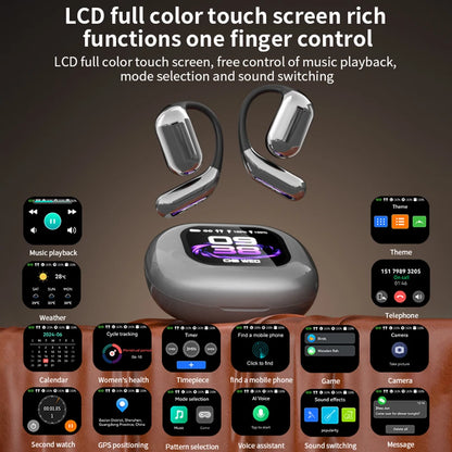 [AI Earphone]Translator IPX7 Bluetooth5.4 Earphones Sleep ASMR Headset Open Ear Real Time AI Wireless Headphones Office Travel