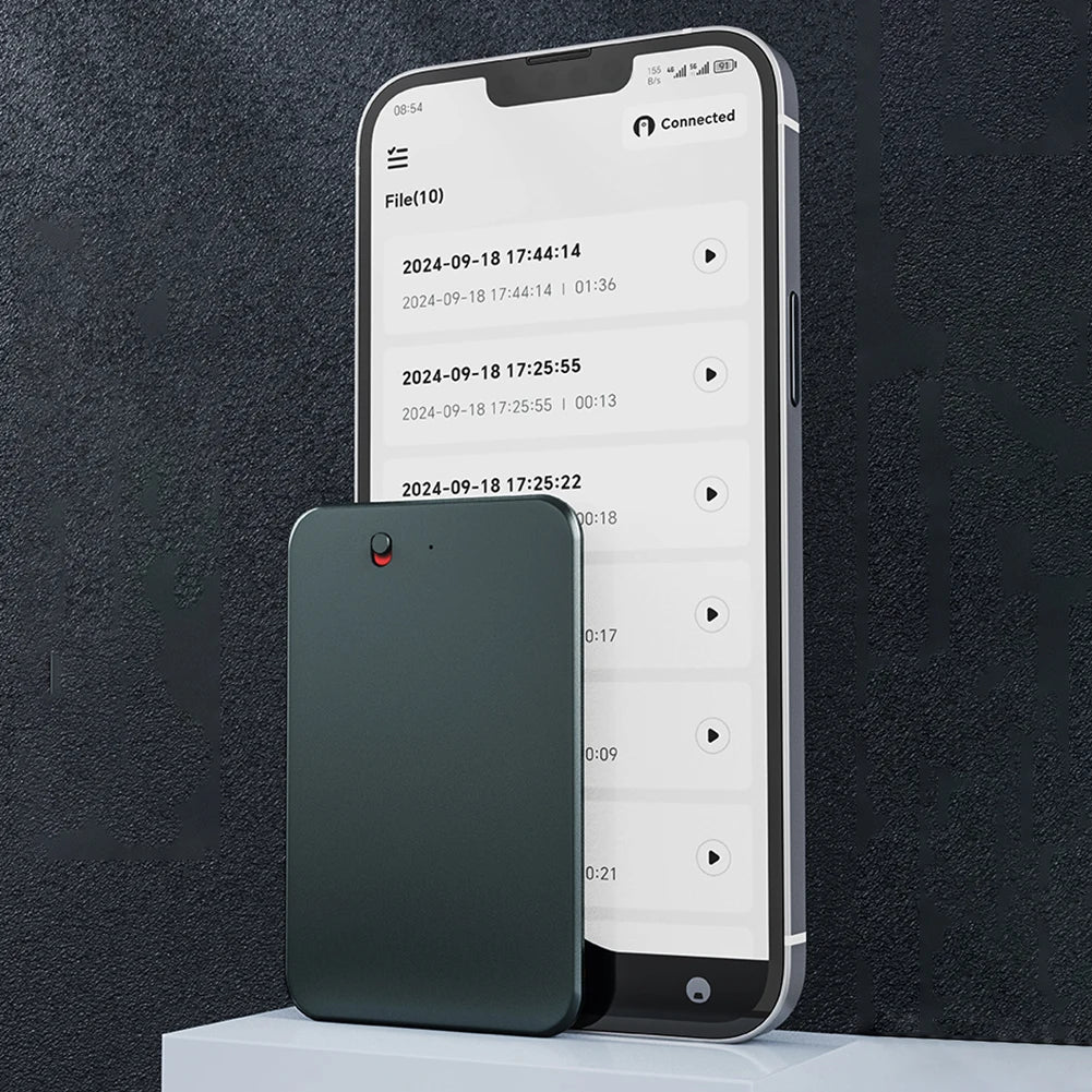 AI Chatgpt-4 Intelligent Voice Recorder Transcribe Mind Mapping & AI Summary Audio Dictaphone with APP for Lectures Meetings