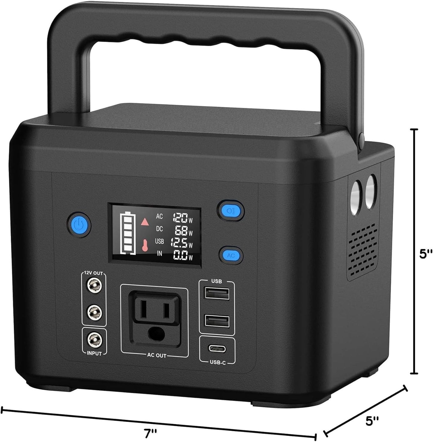 200W AC Portable Power Station Camping Battery Bank Phone Battery Charger Backup