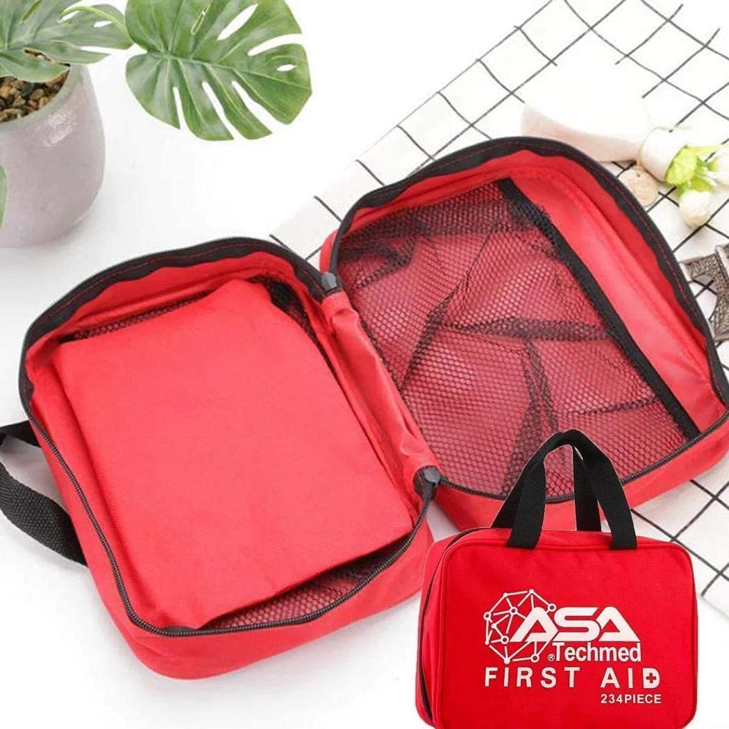 Premium Compact and Lightweight First Aid Kit, 234 Piece