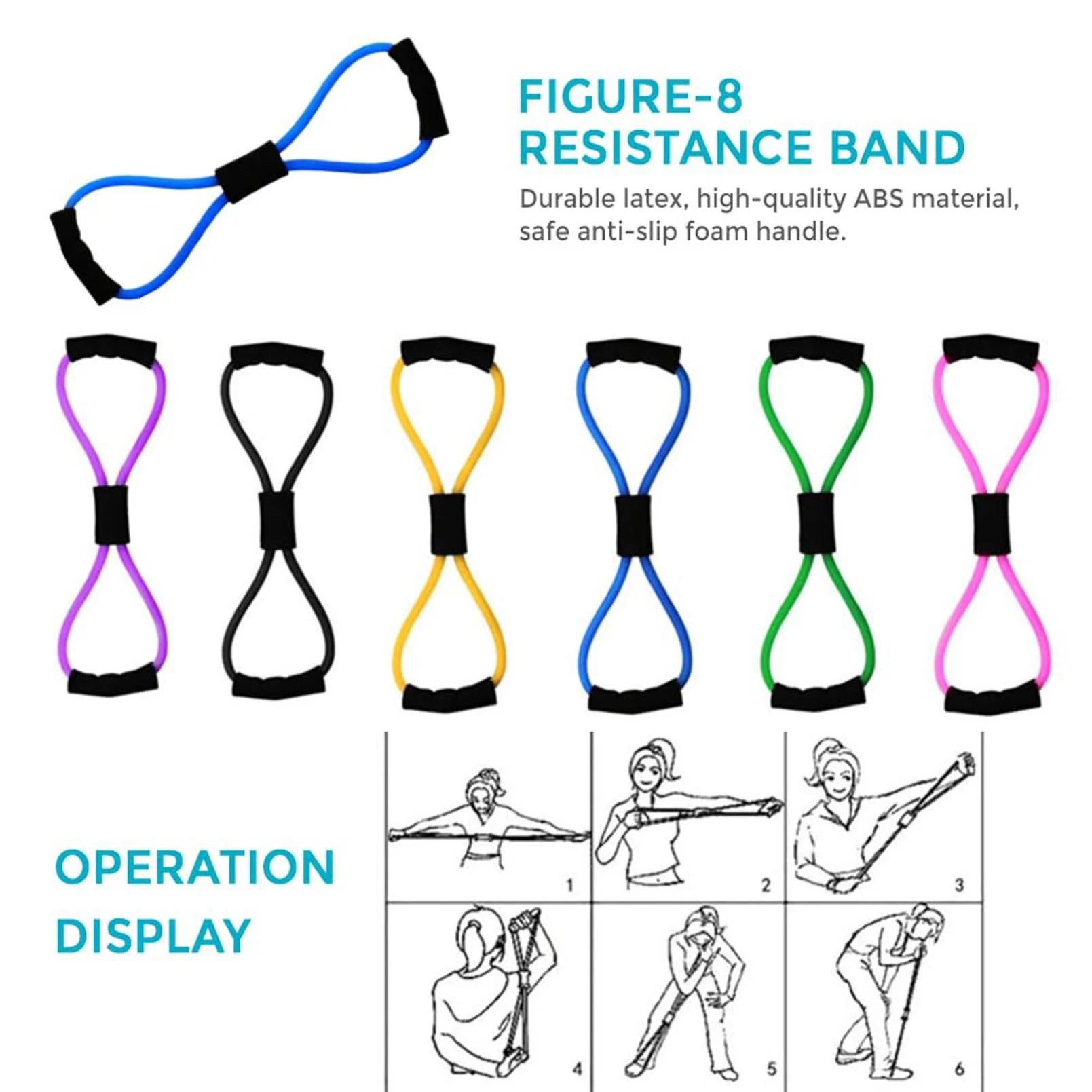 Pilates Essentials Kit for Women,Pilates Kit,Pilates Ring,Yoga Sets for Women Pilates at Home Equipment Pilates Magics Ring Booty Bands for Working Out(Blue 14.57*14.57*2.36In)From