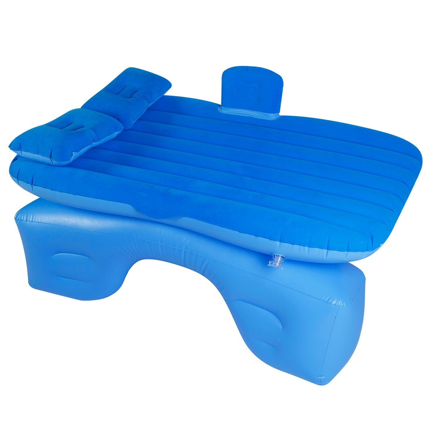 Inflatable Travel Car Mattress Air Bed Back Seat Sleep Rest Mat W/ 2 Pillow Pump