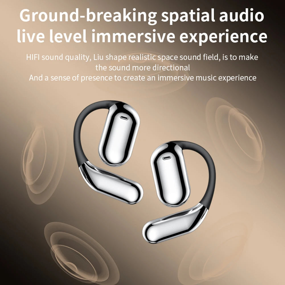 AI Intelligent Translator Earbuds Touch Screen Bluetooth-Compatible 5.4 Real Time AI Translator Earbuds Two-Way Voice Translator