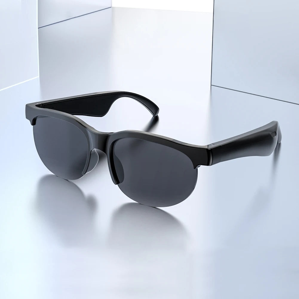 AI Intelligent Translation Glasses Bluetooth-Compatible 5.4 Smart Glasses Wireless Headphones Music Sunglasses for Men and Women