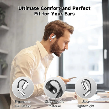 [AI Earphone]Translator IPX7 Bluetooth5.4 Earphones Sleep ASMR Headset Open Ear Real Time AI Wireless Headphones Office Travel