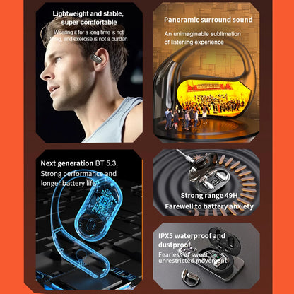 3-In-1 AI Translator Earbuds 144 Languages Noise Cancelling Bluetooth 5.3 Headset ﻿Translator Smart Voice AI Wireless Headphones