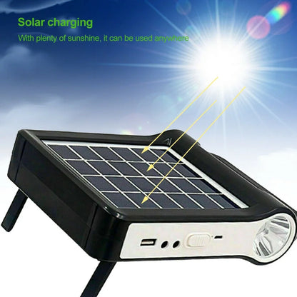 Portable Generator,  Portable Power Station with LED Light, Solar Power Bank