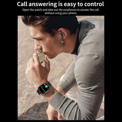Bluetooth Headset Smart Watch 2-In-1 Sports Smartwatch with Wireless Earph Cool Electronic Gadgets Tech Gadgets for Men