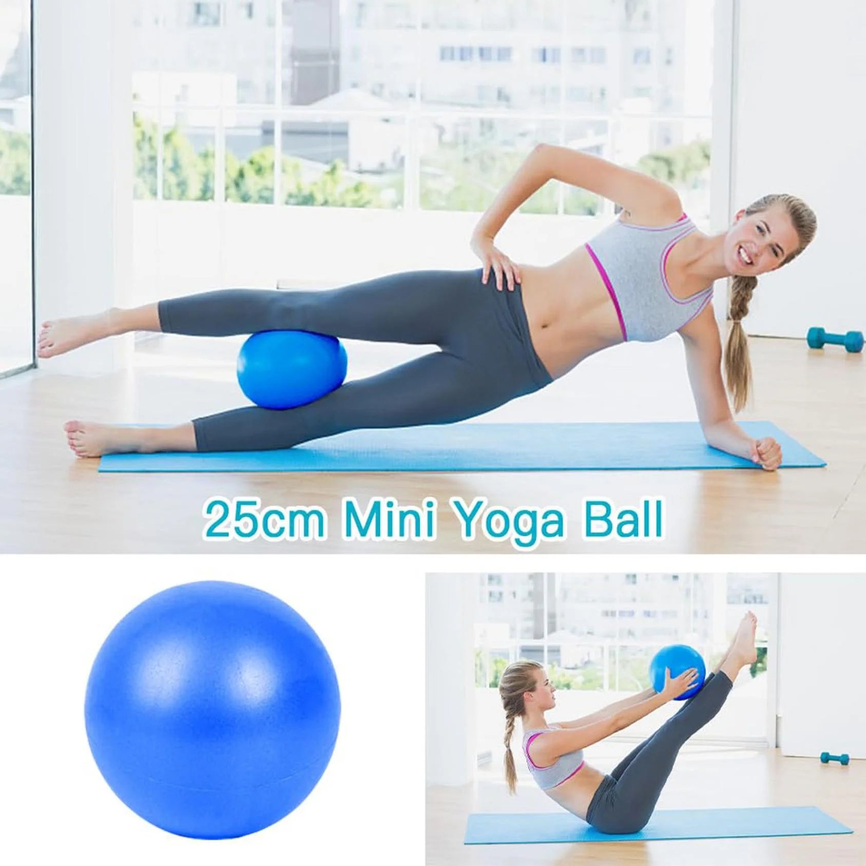 Pilates Essentials Kit for Women,Pilates Kit,Pilates Ring,Yoga Sets for Women Pilates at Home Equipment Pilates Magics Ring Booty Bands for Working Out(Blue 14.57*14.57*2.36In)From