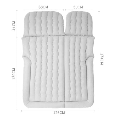 Portable SUV Travel Air Mattress Cushion Inflatable Car Bed Mattress Car Camping Mattress with 2 Pillows Outdoor Camping Cushion