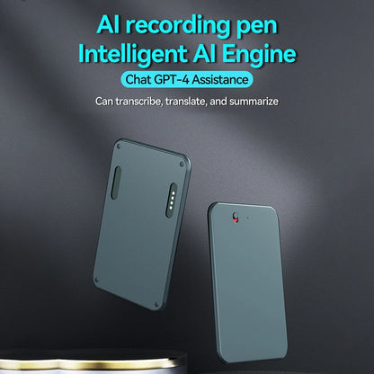 AI Chatgpt-4 Intelligent Voice Recorder Transcribe Mind Mapping & AI Summary Audio Dictaphone with APP for Lectures Meetings