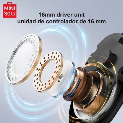 [AI Translator Earphone]  MS162 Bluetooth Translation Earbuds AI Wireless Headphones Office Travel,16Mm Driver Unit
